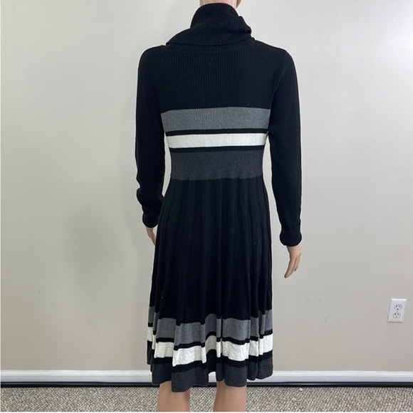 Calvin Klein Cowl neck pleated sweater dress - Picture 3 of 8